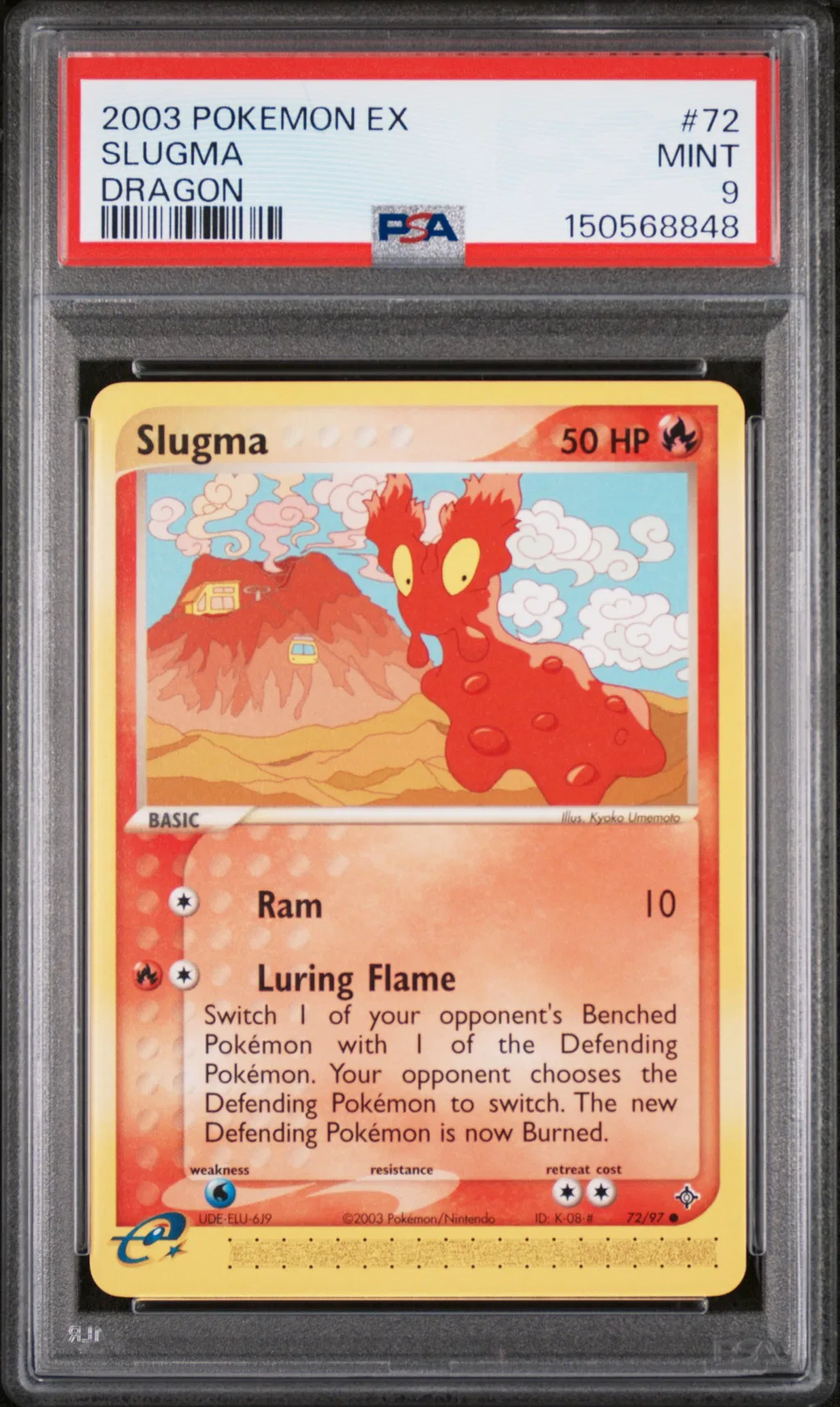 Slugma card artwork