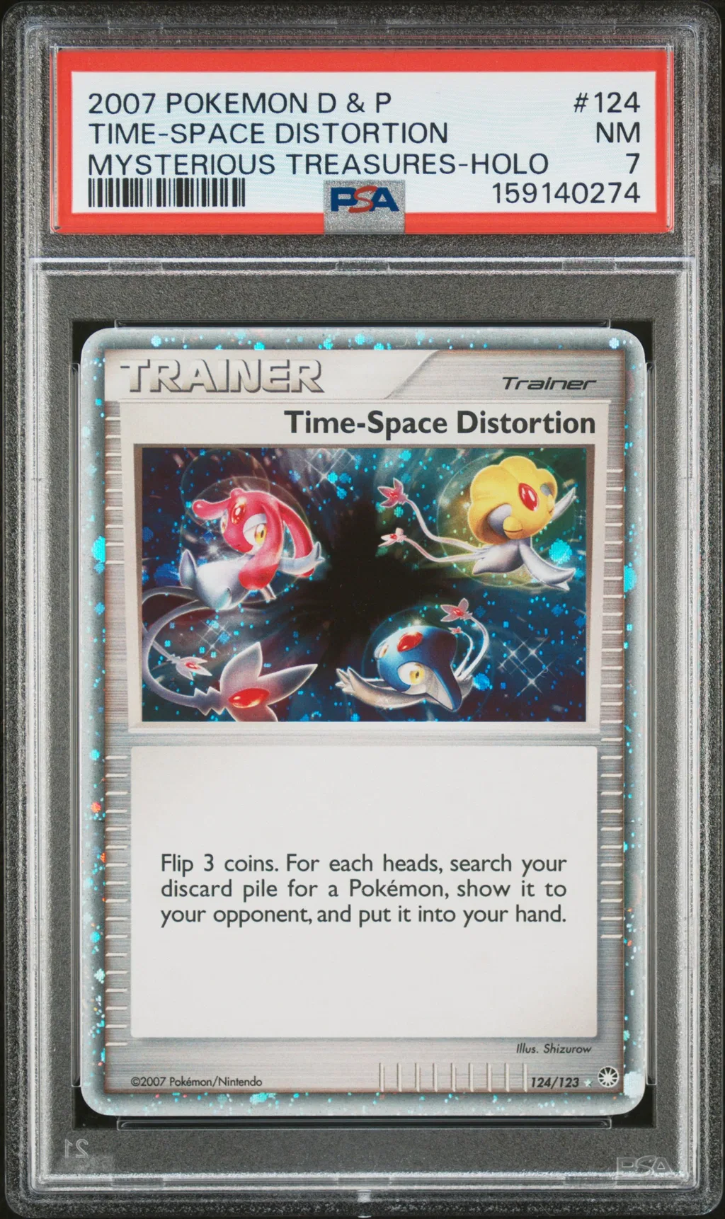 Time-Space Distortion-Holo card artwork