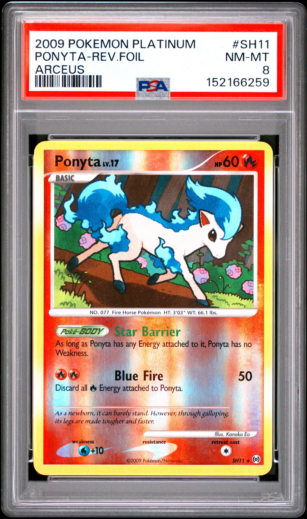 Ponyta-Reverse Foil card artwork