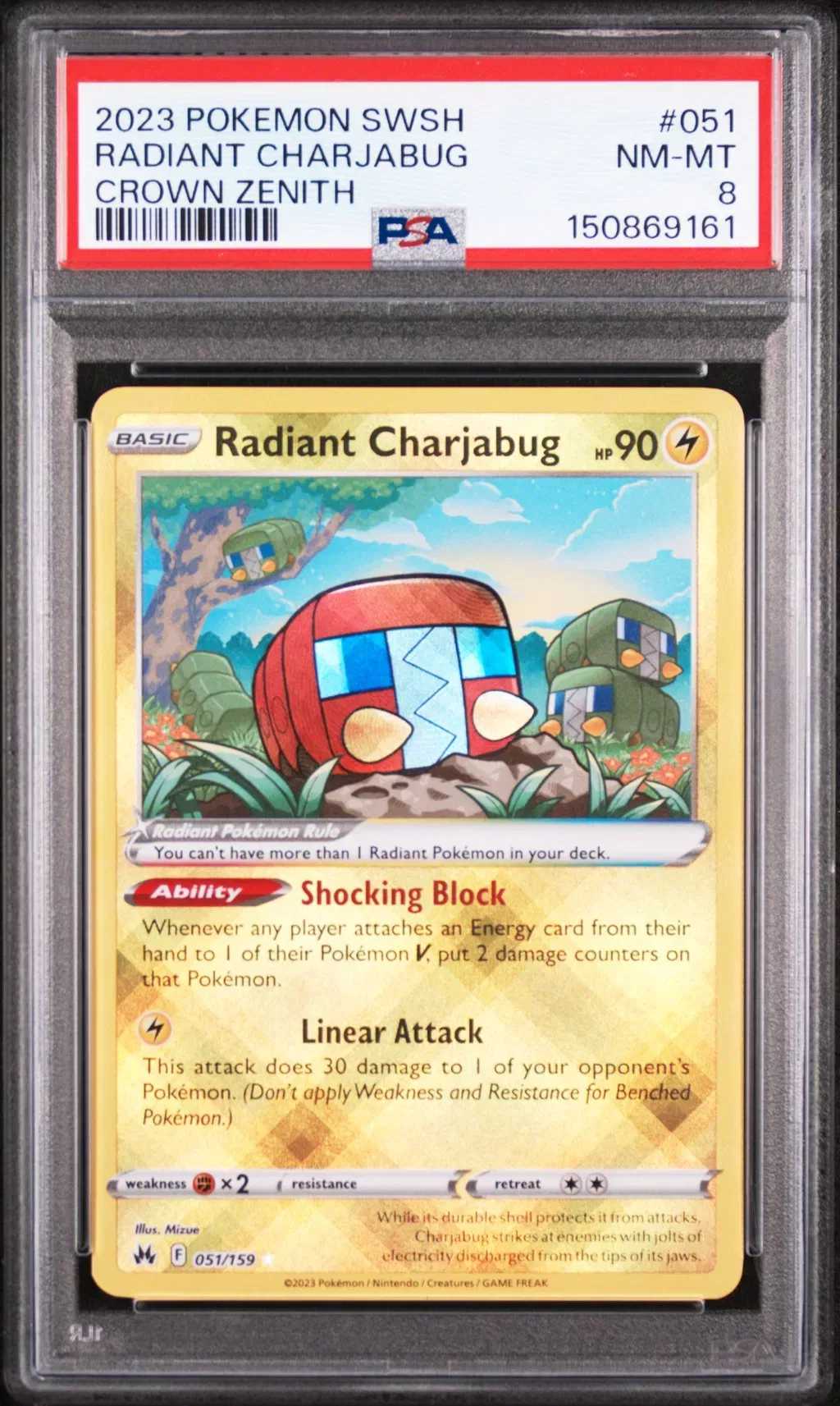 Radiant Charjabug card artwork