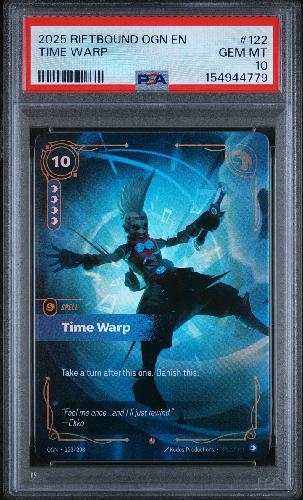 Time Warp card artwork