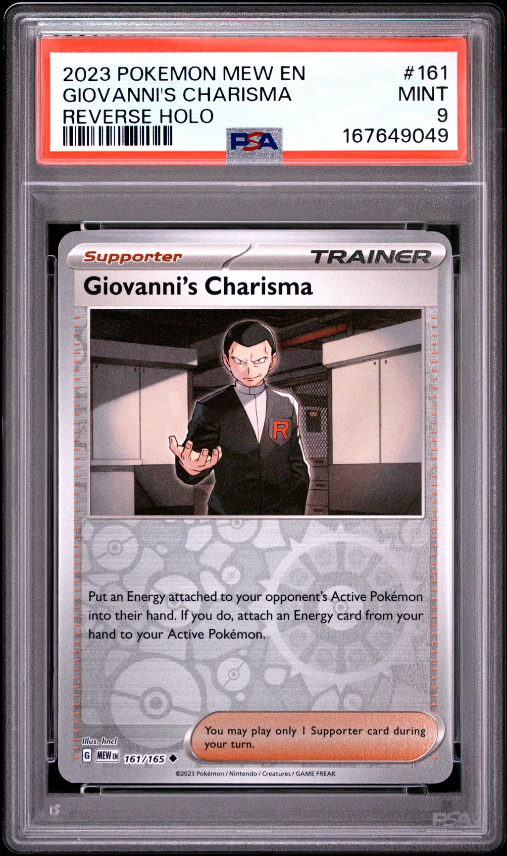 Giovanni's Charisma card artwork