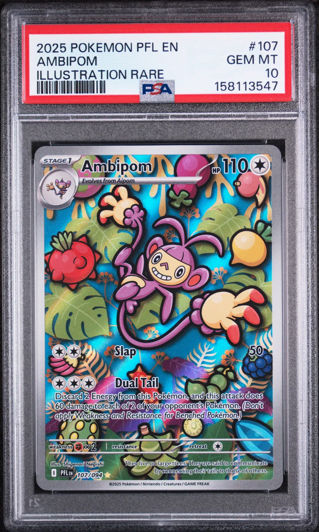 Ambipom card artwork