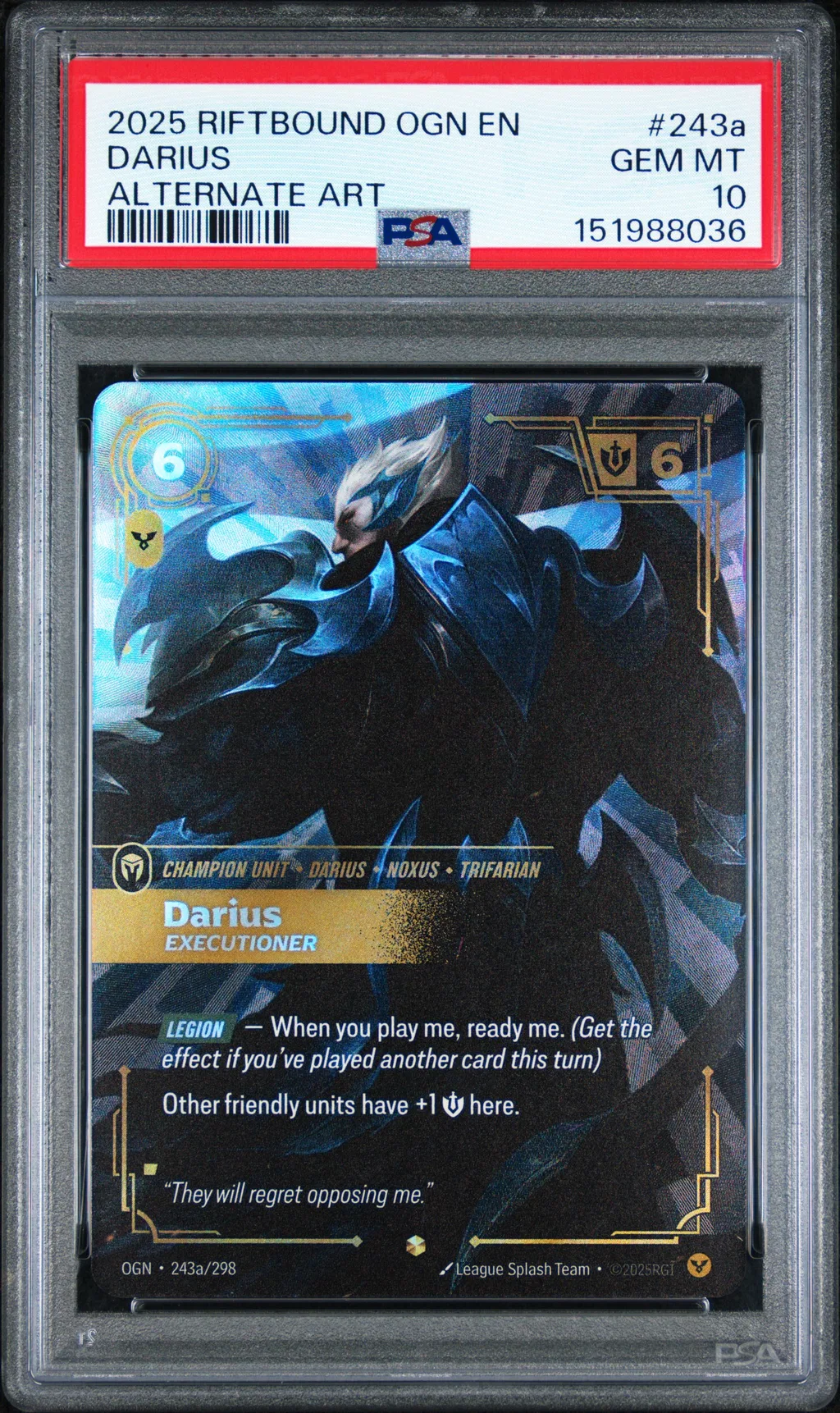 Darius - Executioner card artwork
