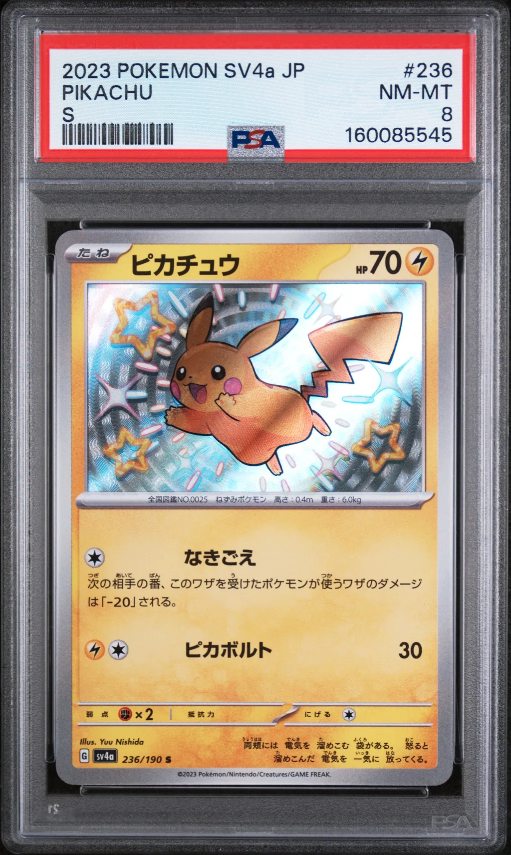 Pikachu card artwork