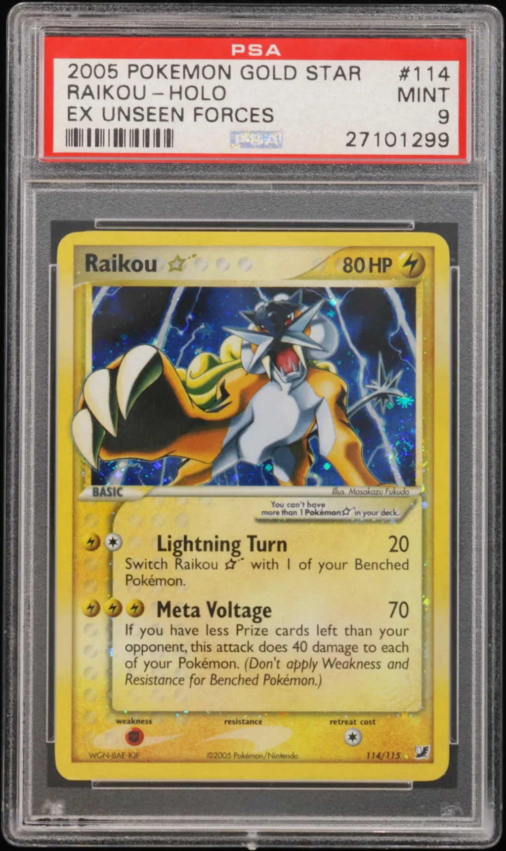 Raikou-Holo card artwork