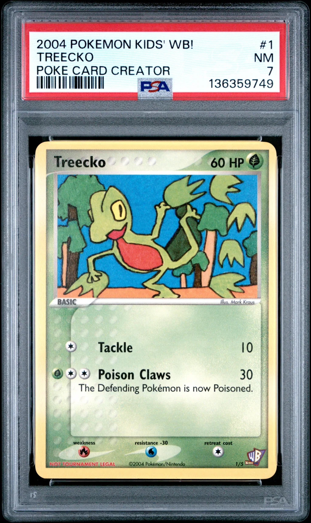 Treecko card artwork
