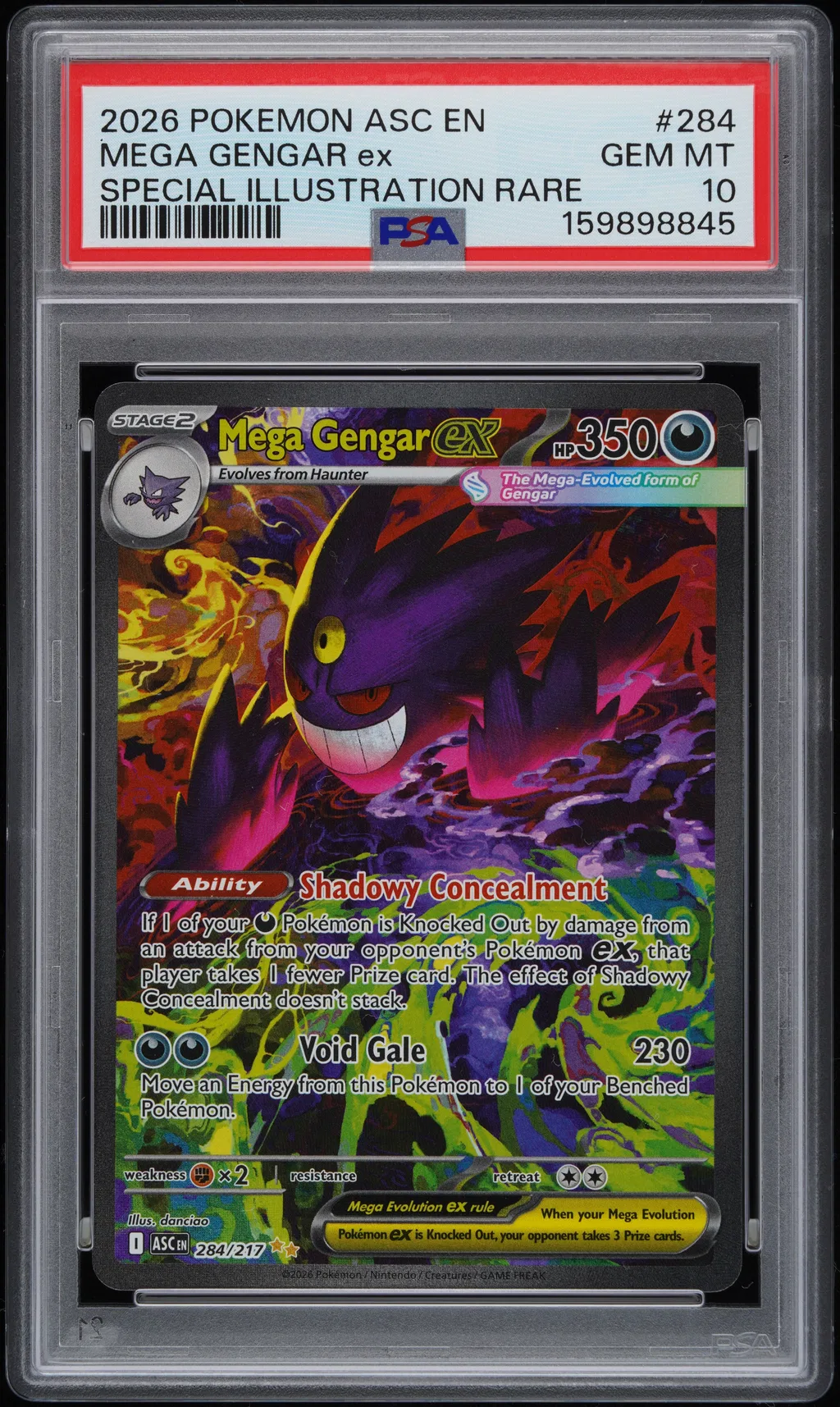 Mega Gengar EX card artwork