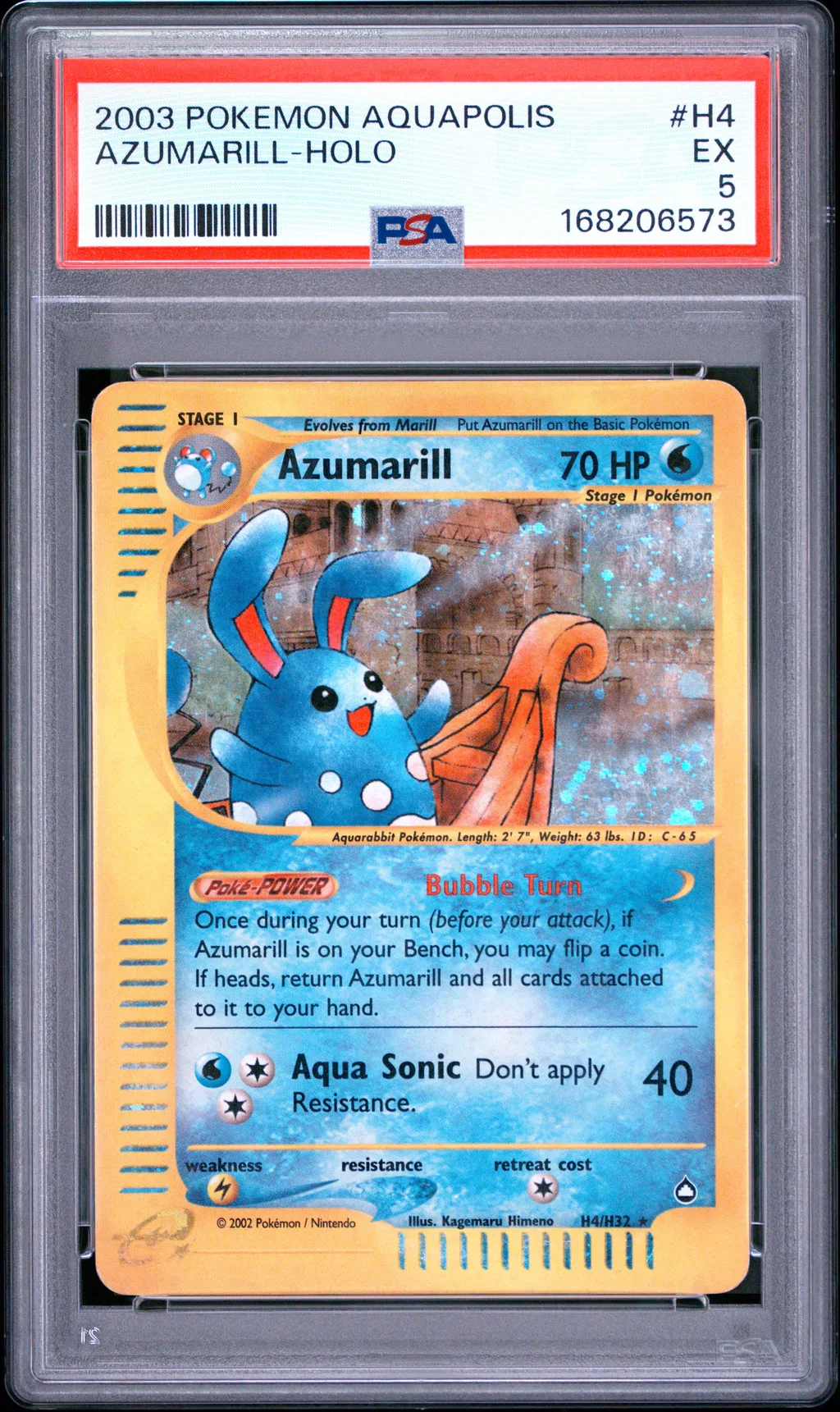 Azumarill-Holo card artwork