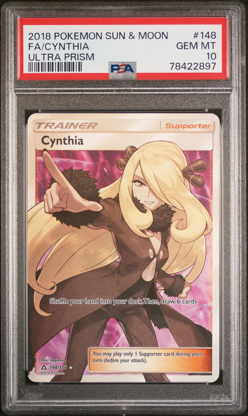 Full Art/Cynthia card artwork