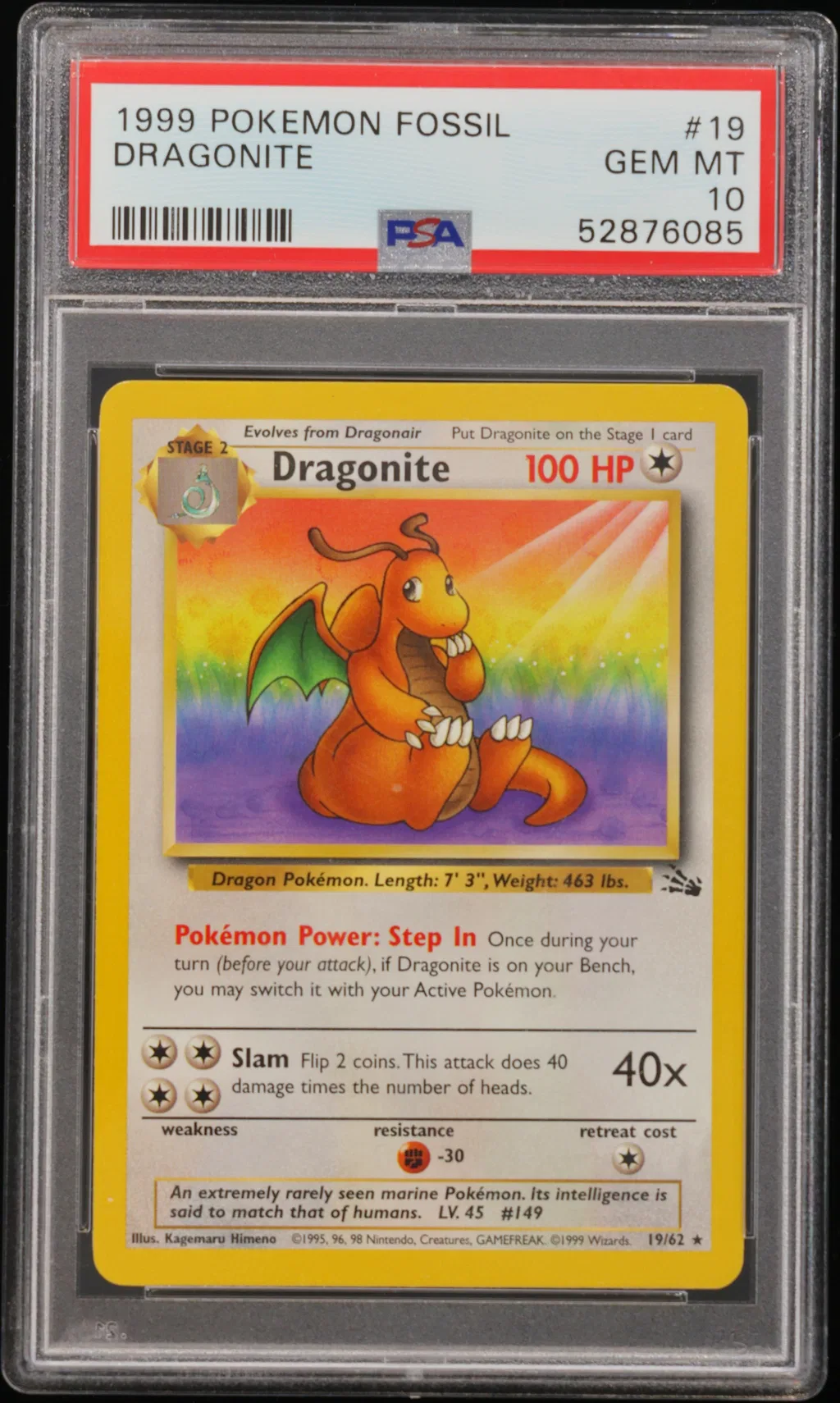 Dragonite card artwork