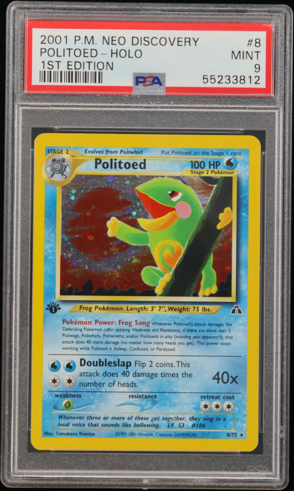 Politoed-Holo card artwork