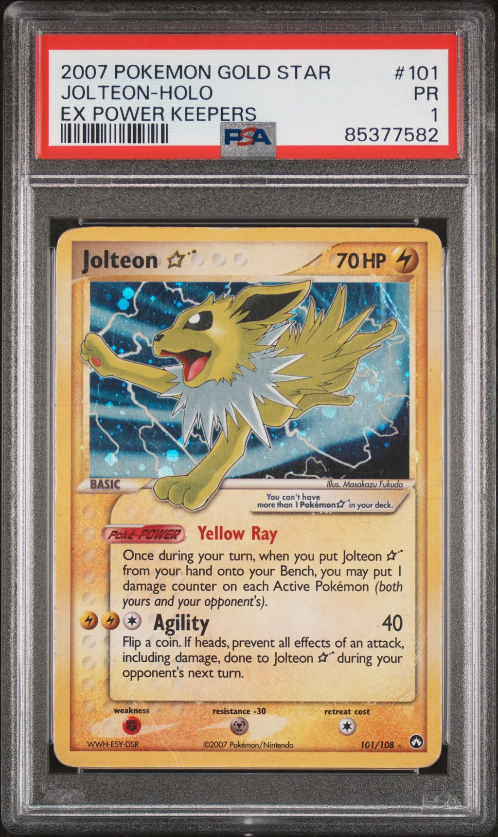 Jolteon-Holo card artwork