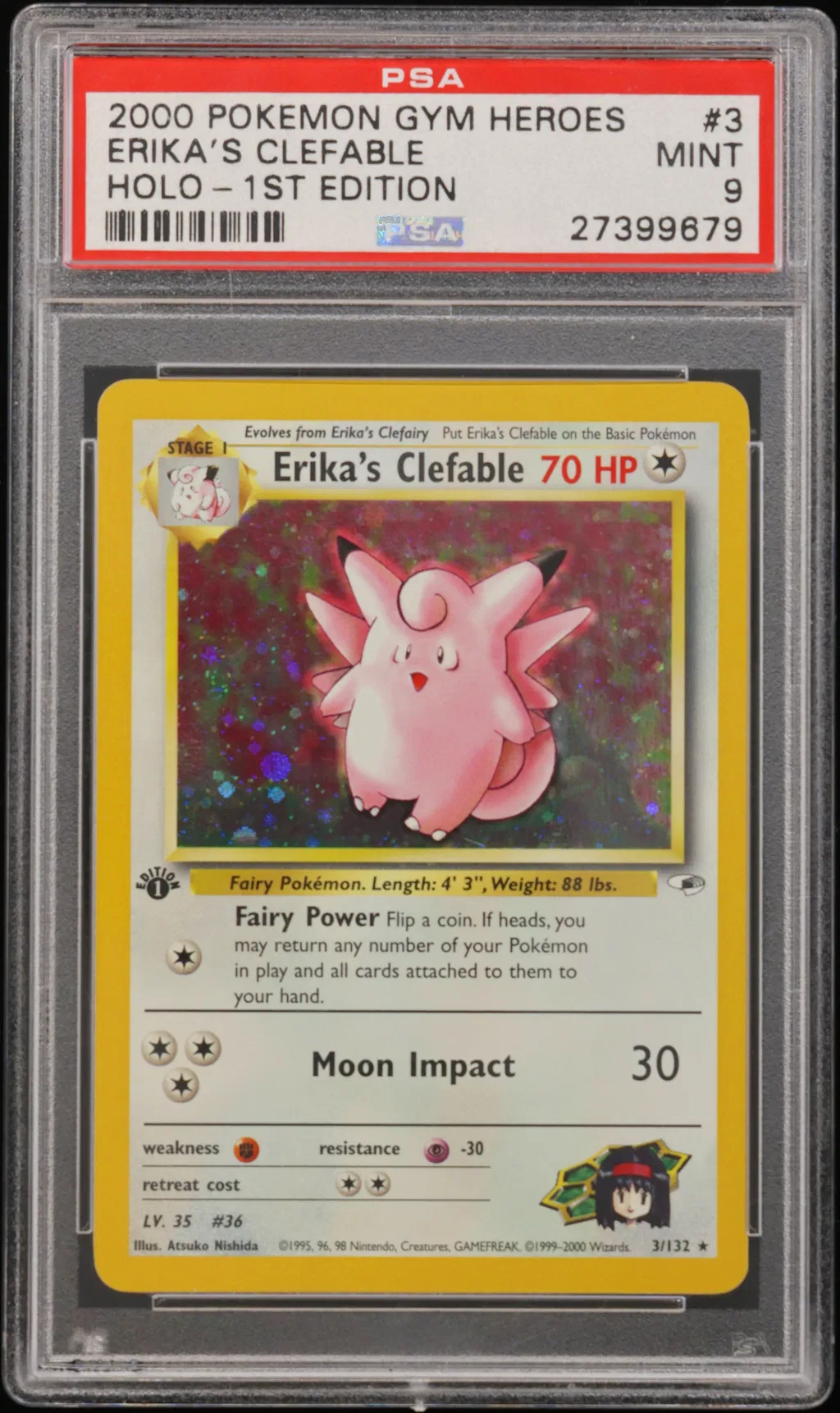 Erika's Clefable card artwork