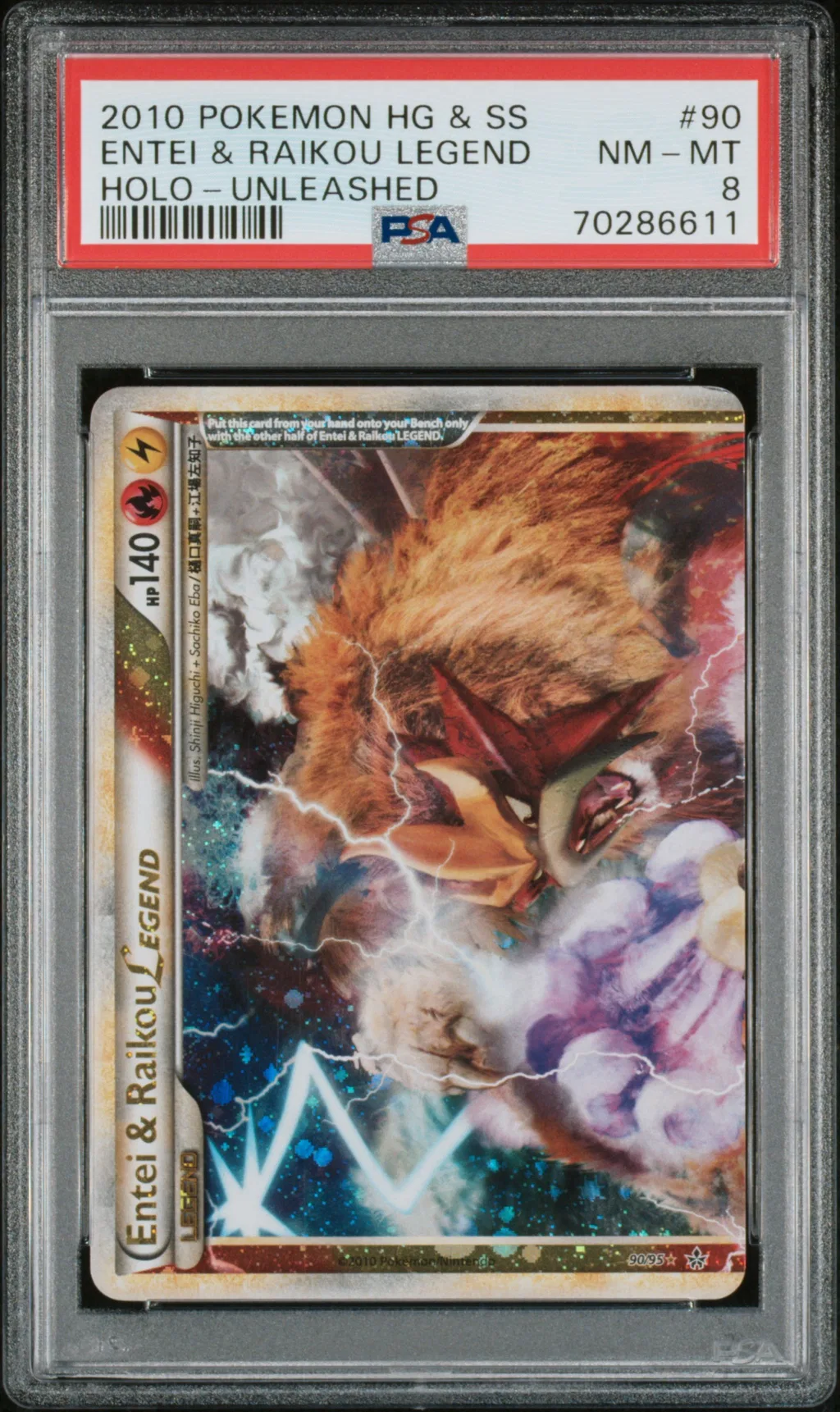 Entei & Raikou Legend-Holo card artwork