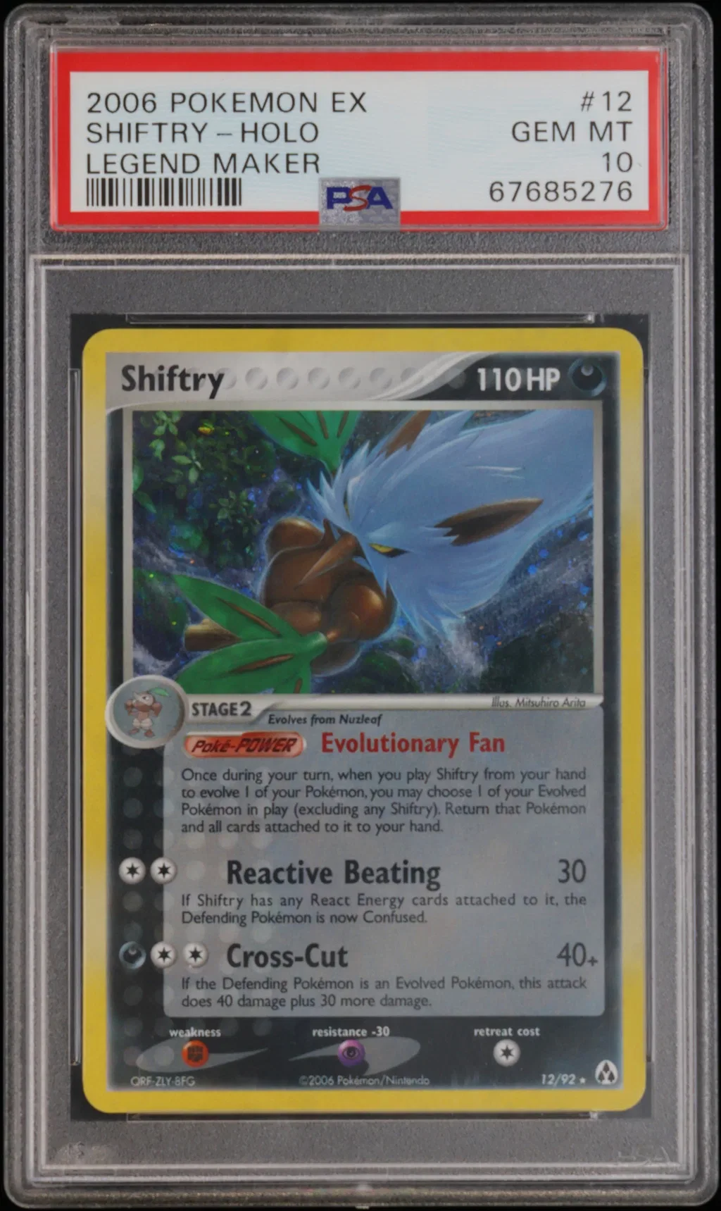 Shiftry-Holo card artwork