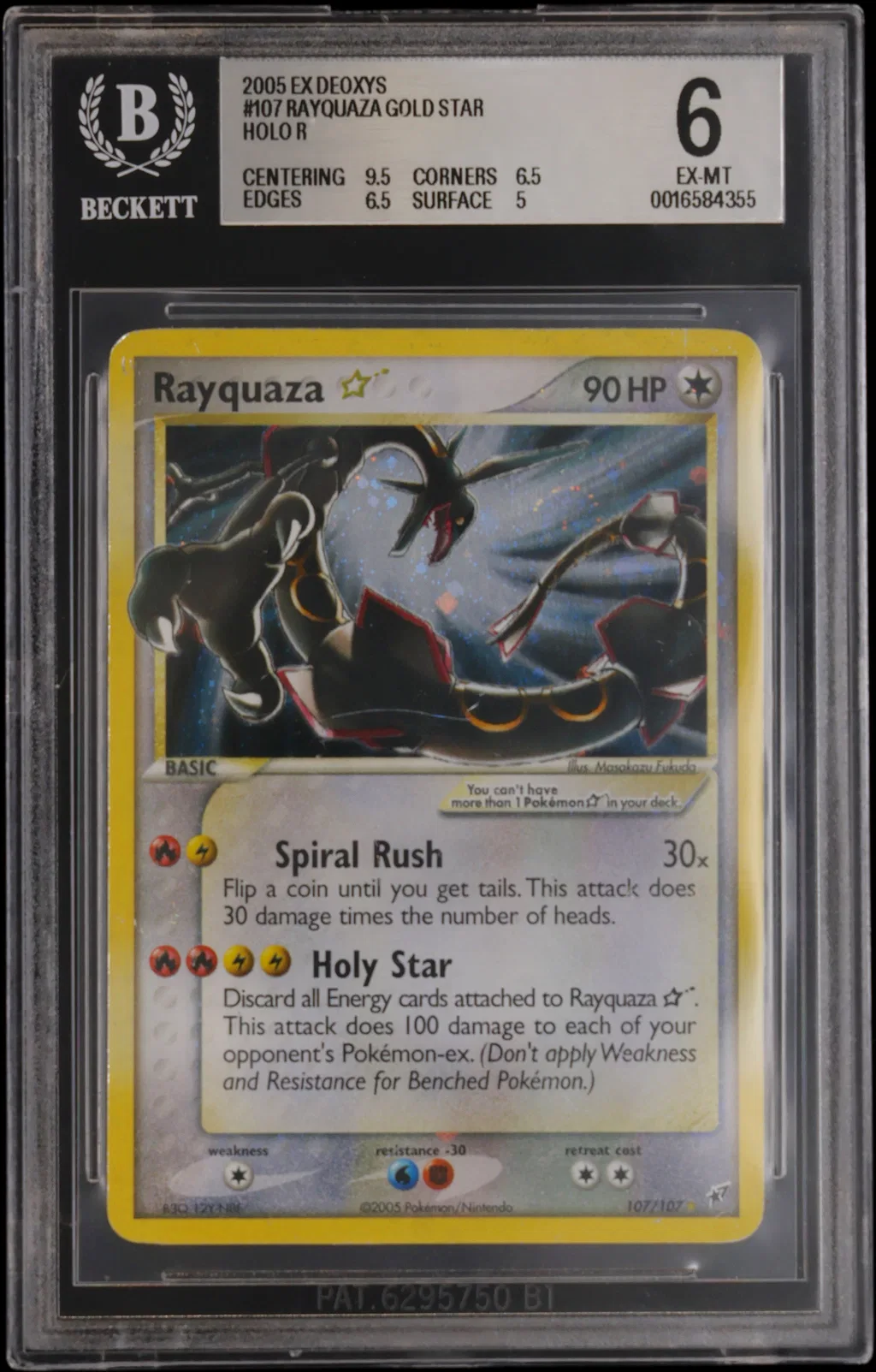 Rayquaza-Holo card artwork
