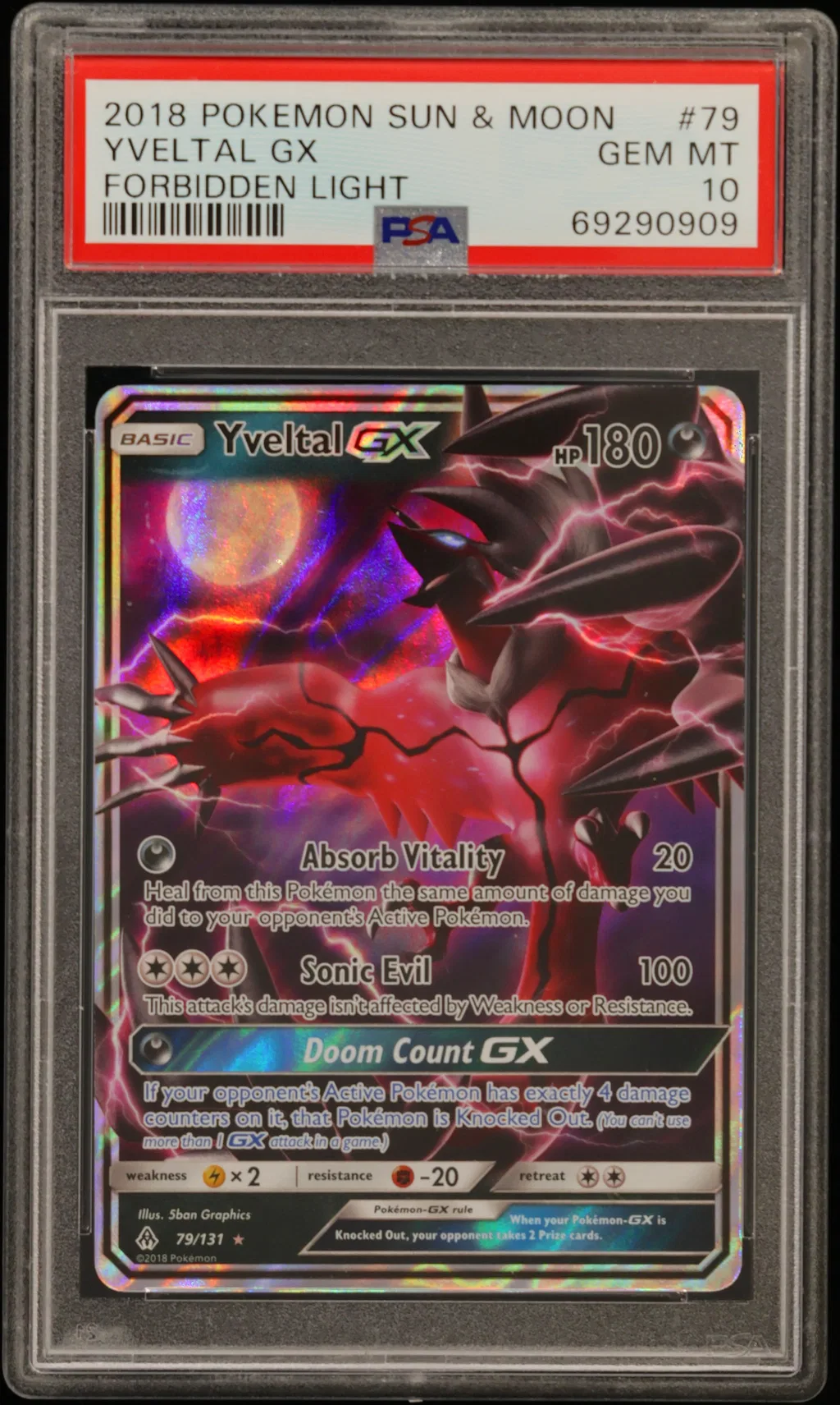 Yveltal GX card artwork