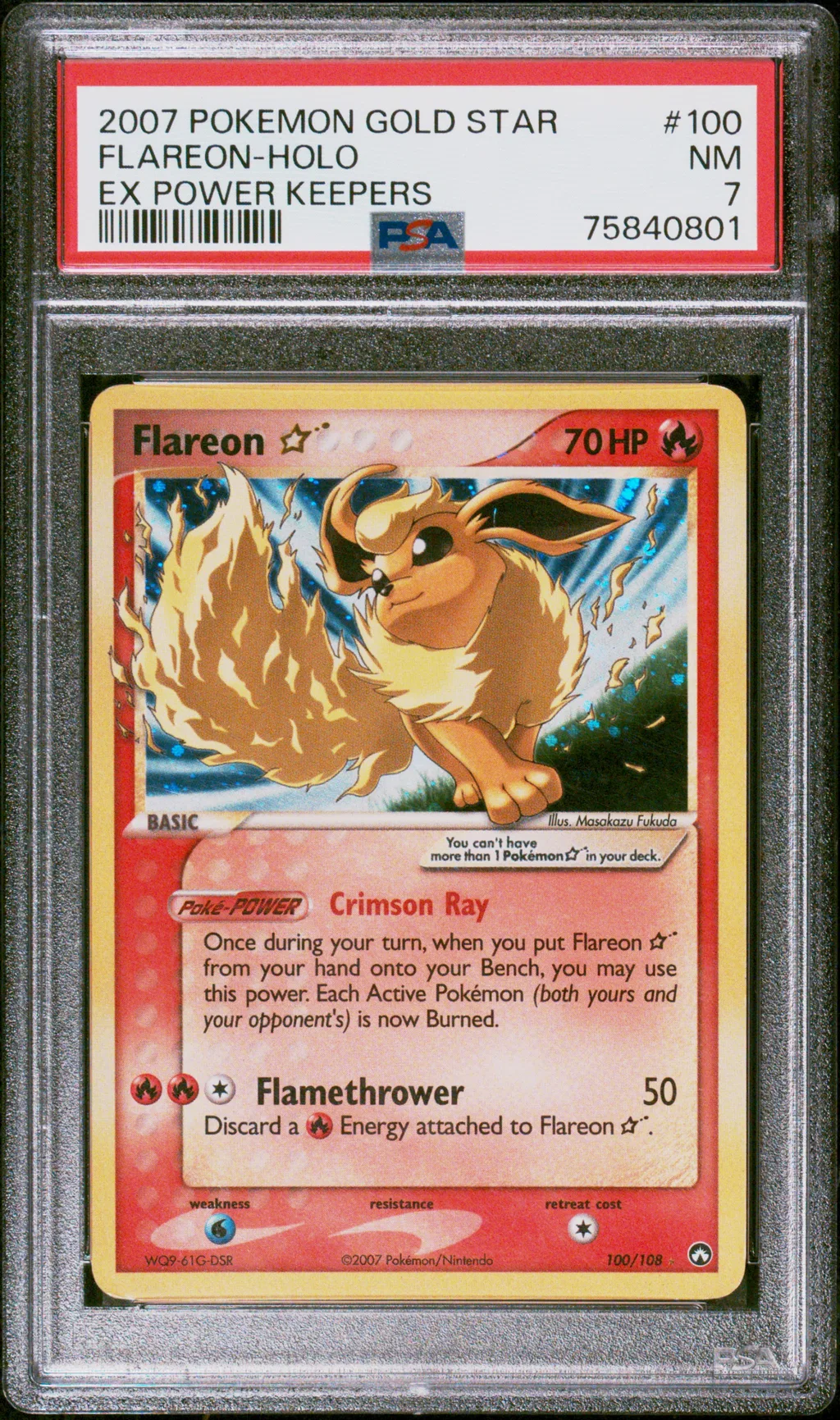 Flareon-Holo card artwork