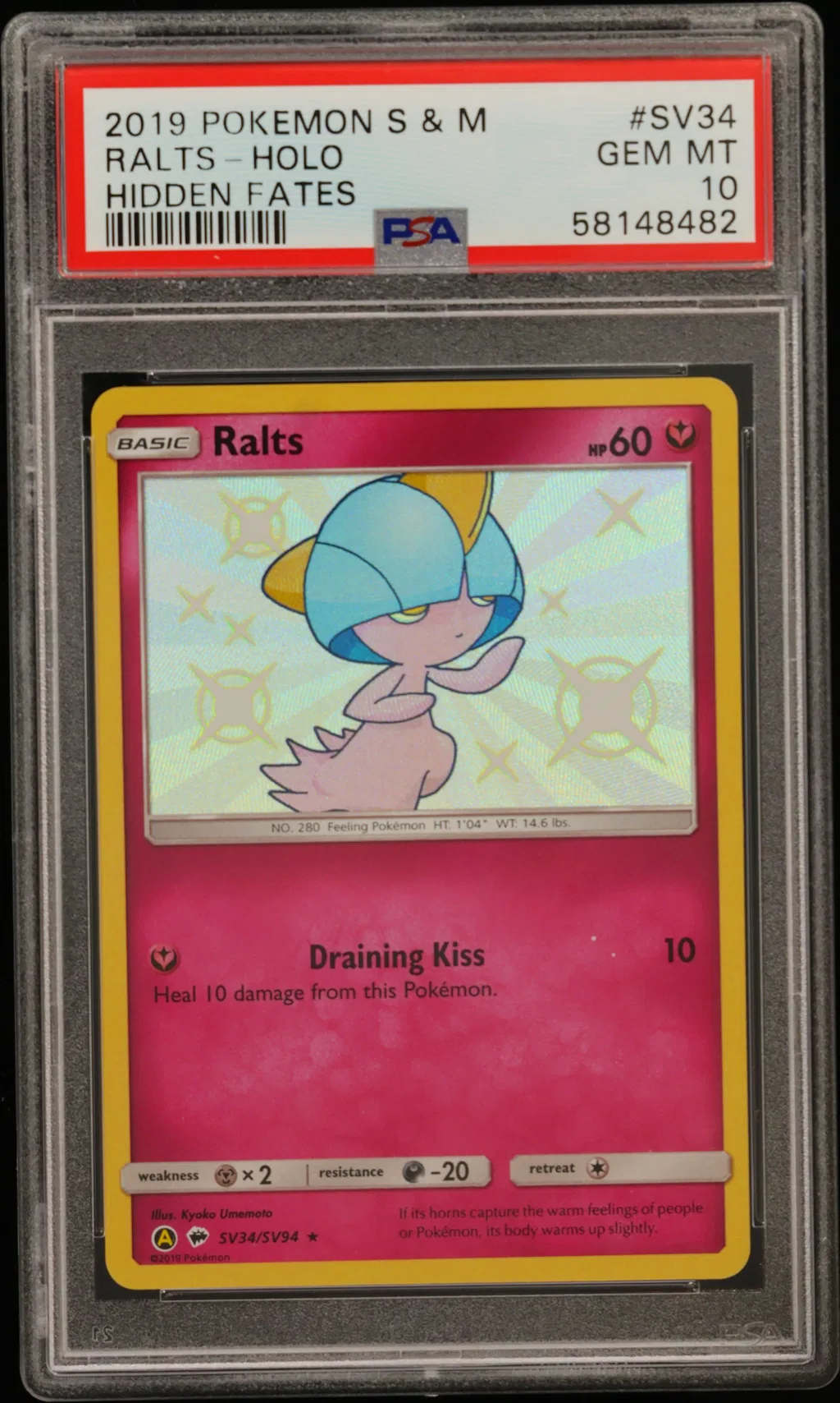Ralts-Holo card artwork