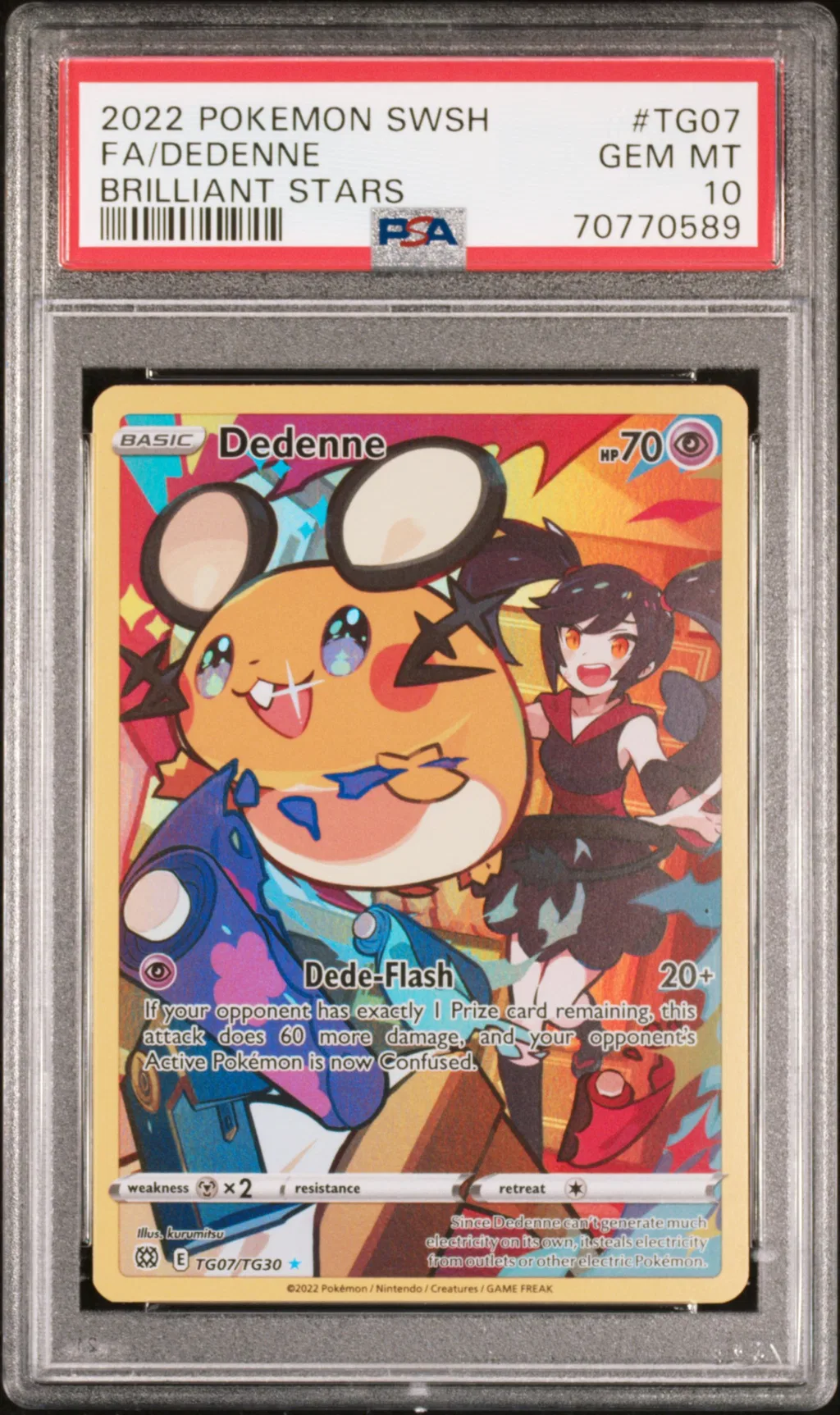 Dedenne card artwork