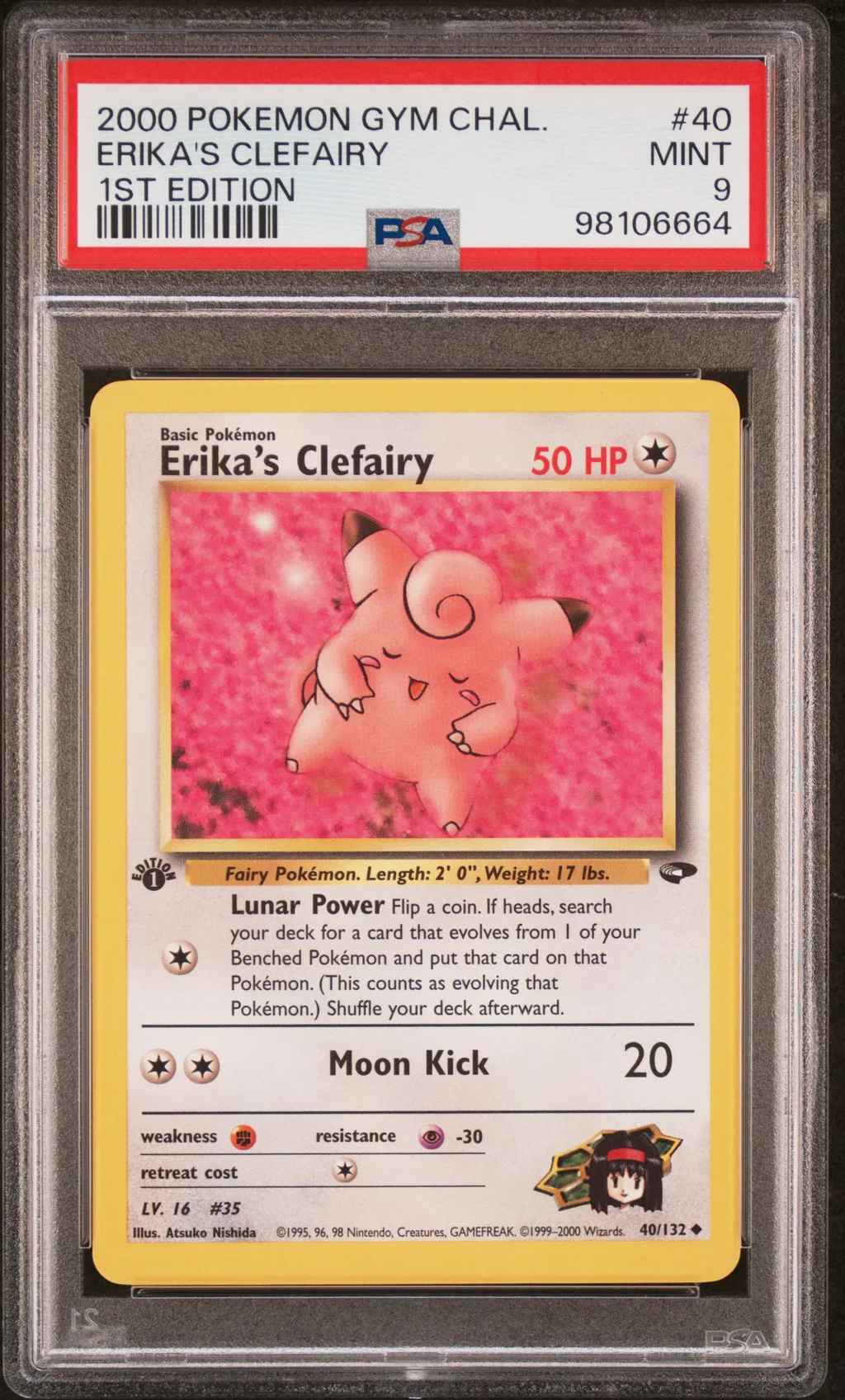 Erika's Clefairy card artwork