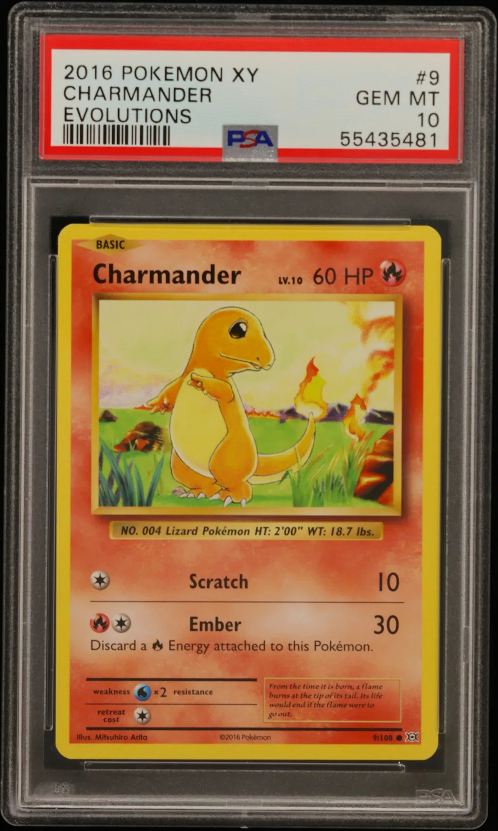 Charmander card artwork