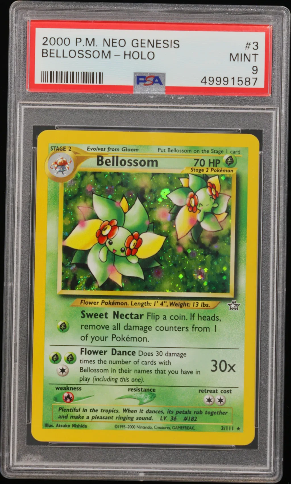 Bellossom card artwork