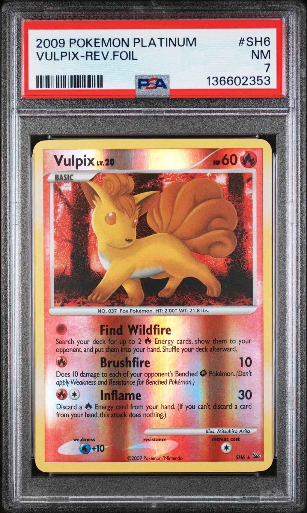 Vulpix card artwork