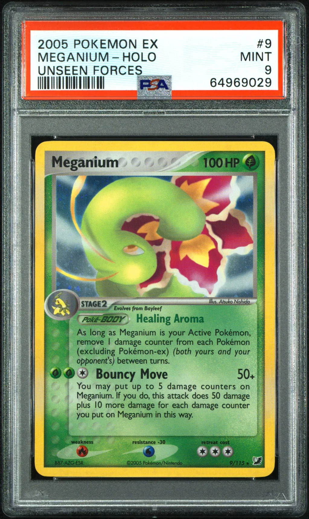Meganium-Holo card artwork