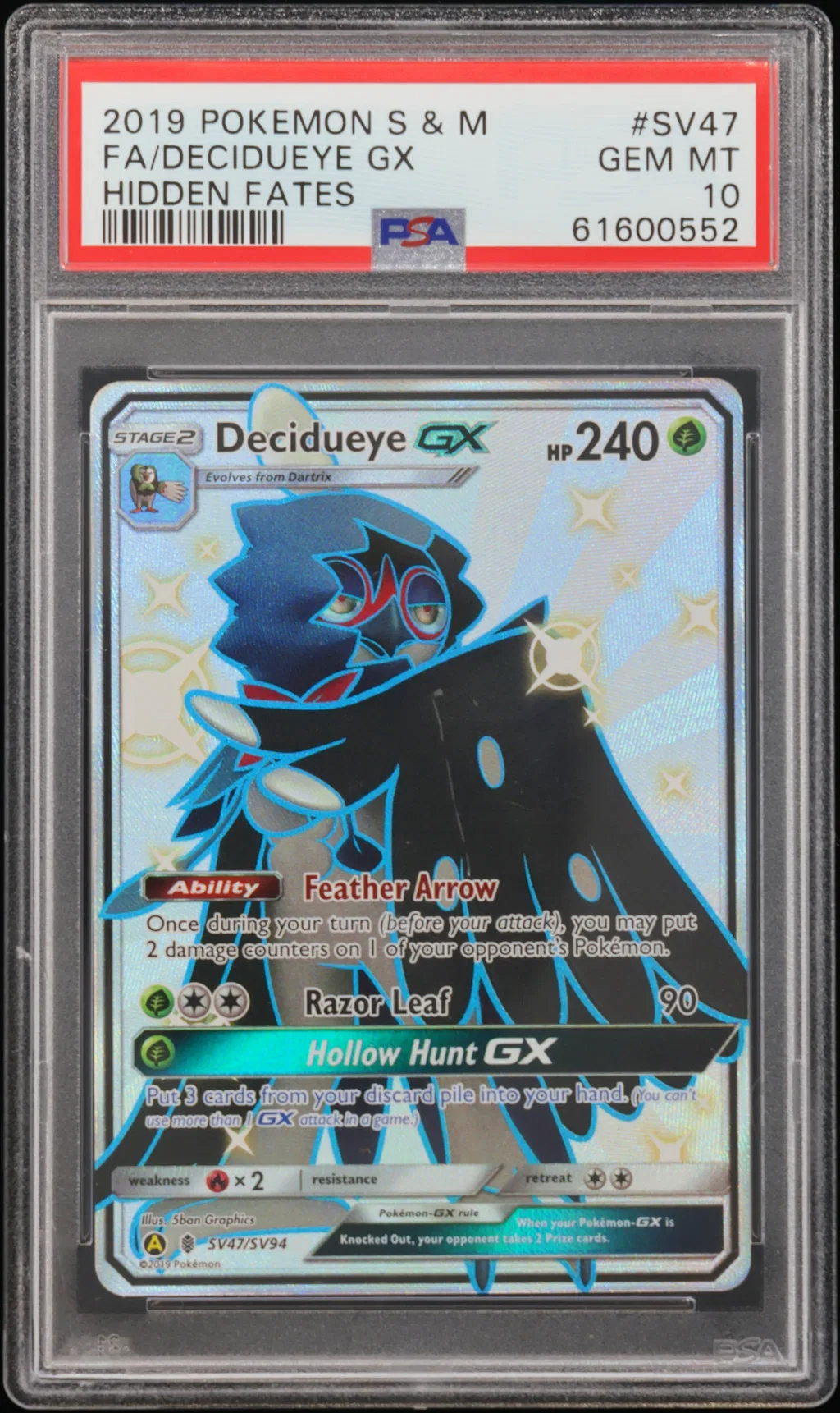 Full Art/Decidueye GX card artwork