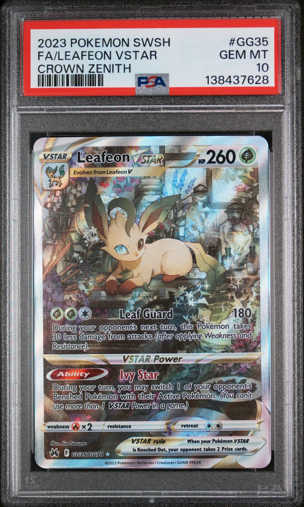 Full Art/Leafeon Vstar card artwork