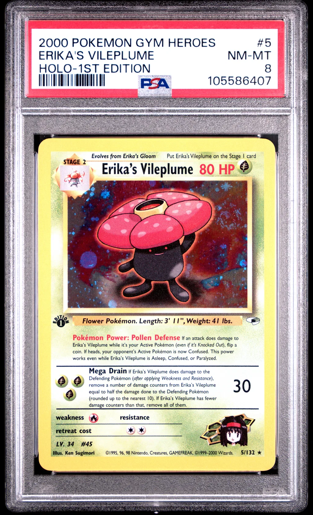 Erika's Vileplume card artwork