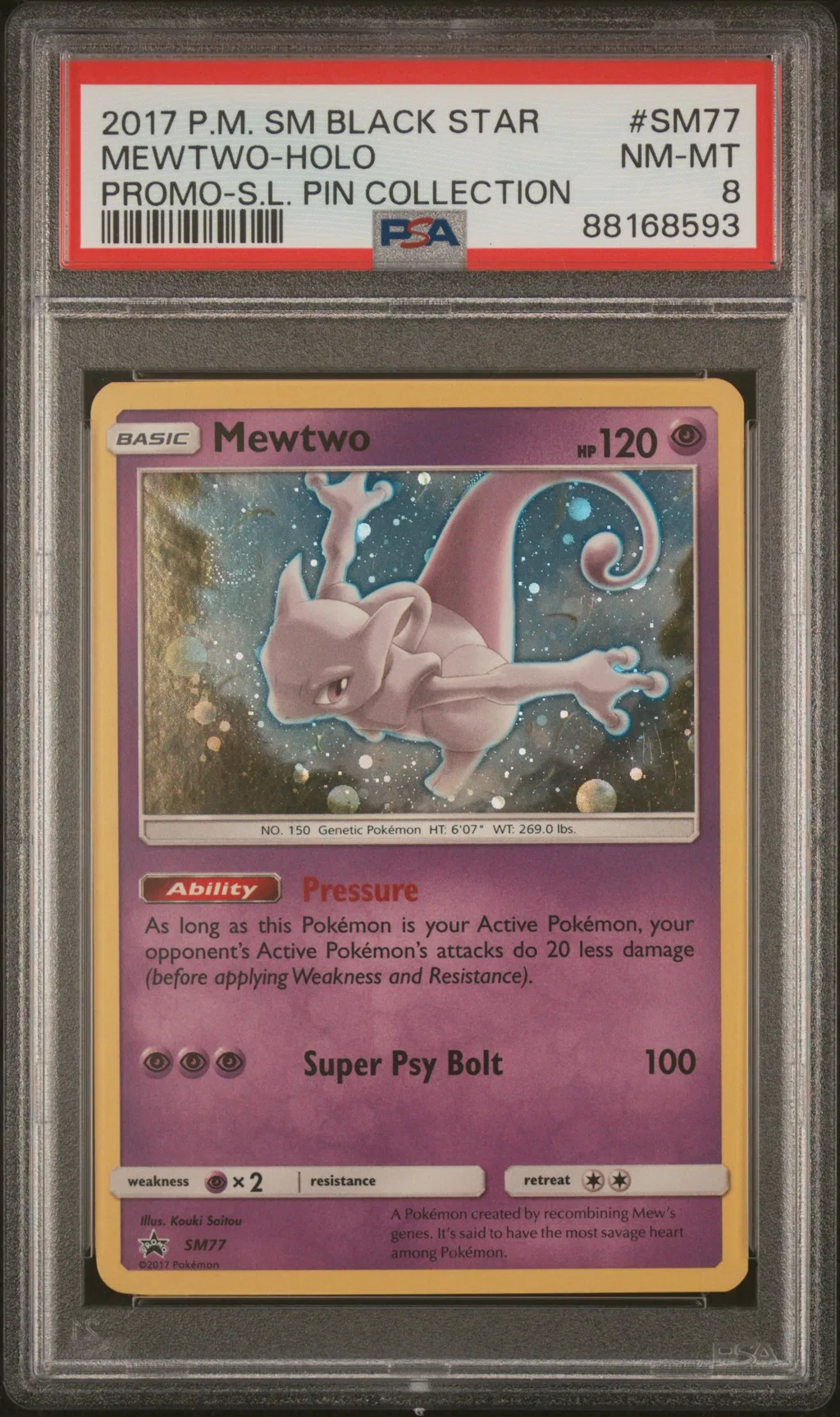 Mewtwo-Holo card artwork