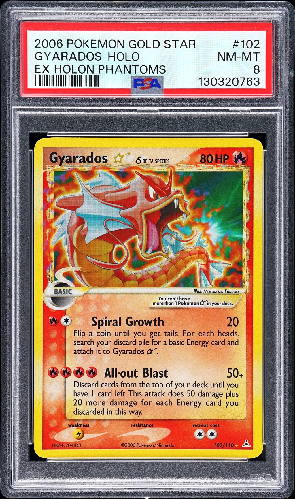 Gyarados-Holo card artwork
