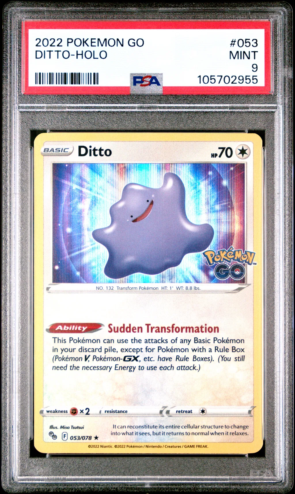 Ditto-Holo card artwork