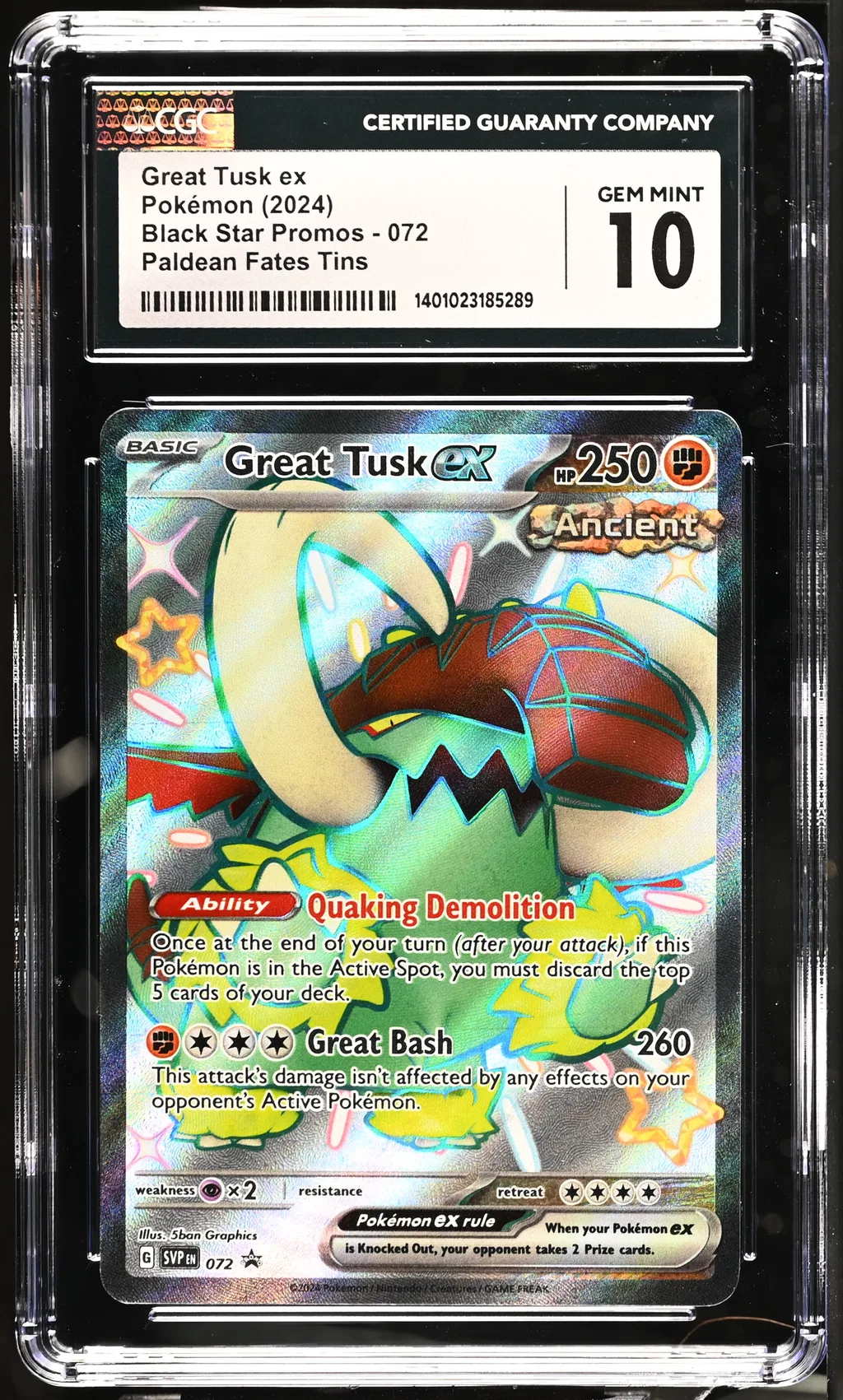 Great Tusk ex card artwork
