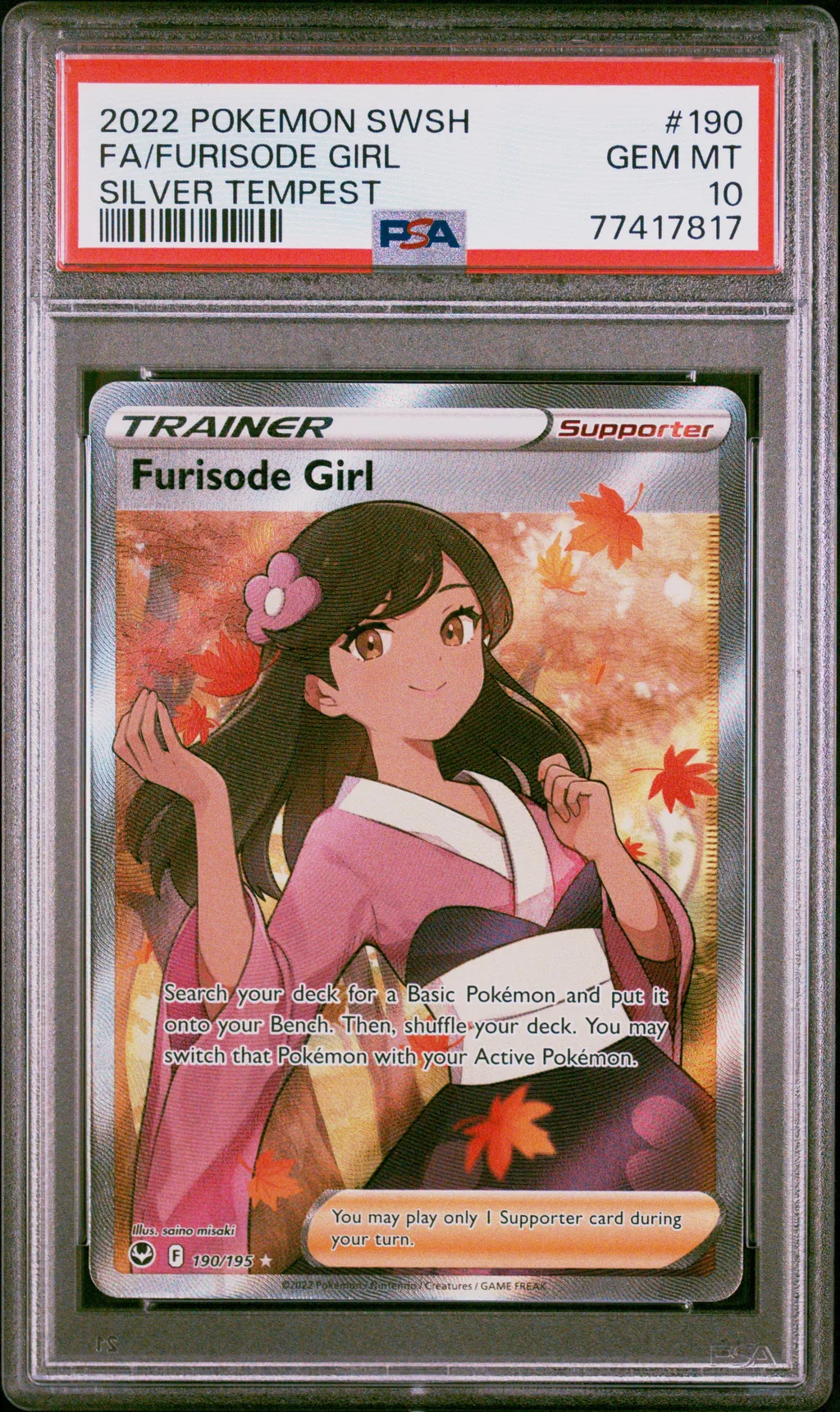 Full Art/Furisode Girl card artwork