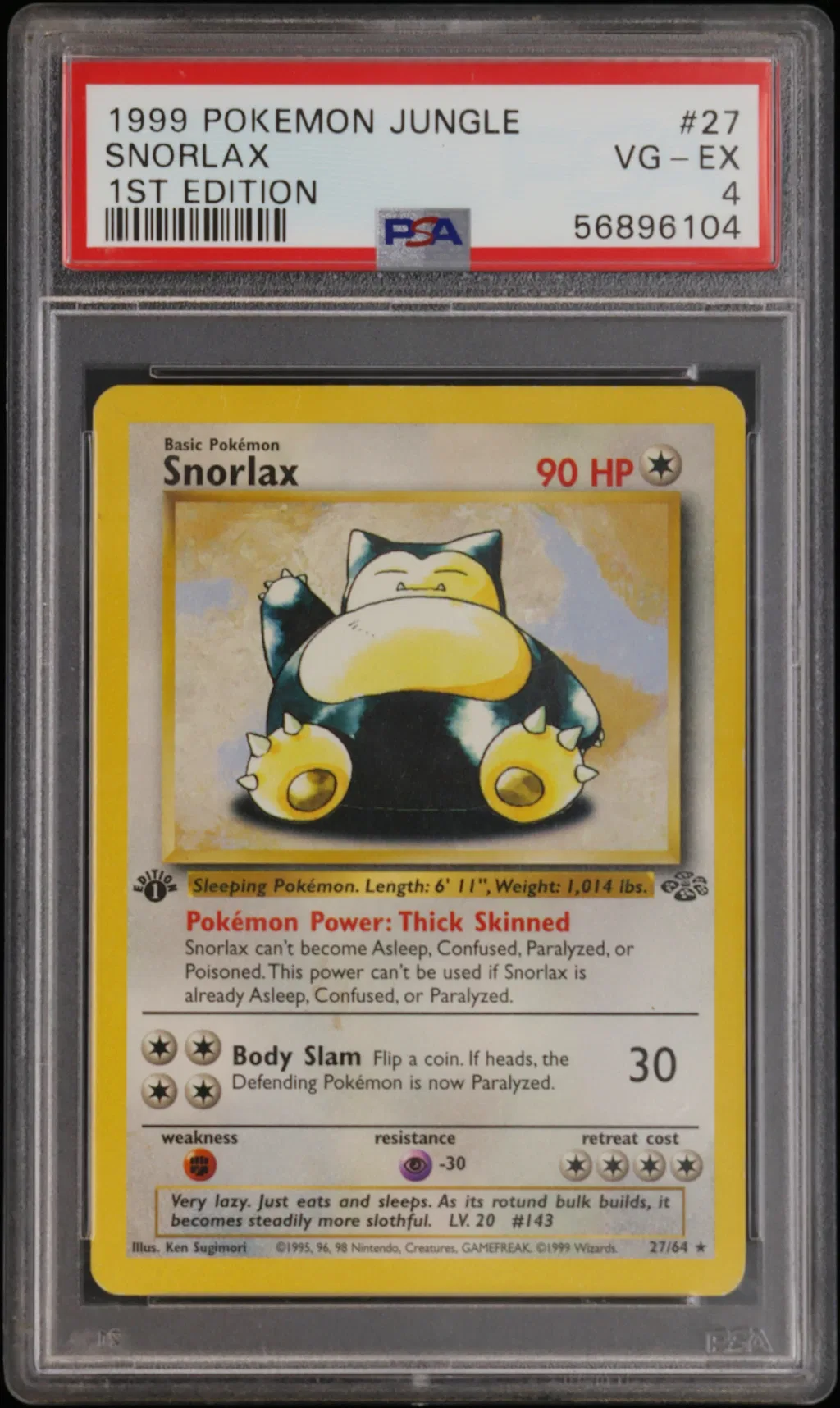 Snorlax card artwork